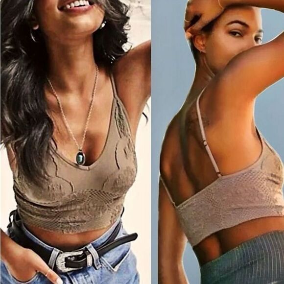 NWT Free People Intimately Candy Seamless Bra Bralette - Picture 11 of 11